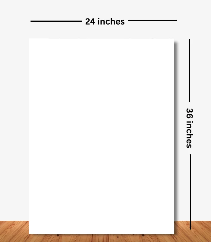 Size dimension for welcome sign board