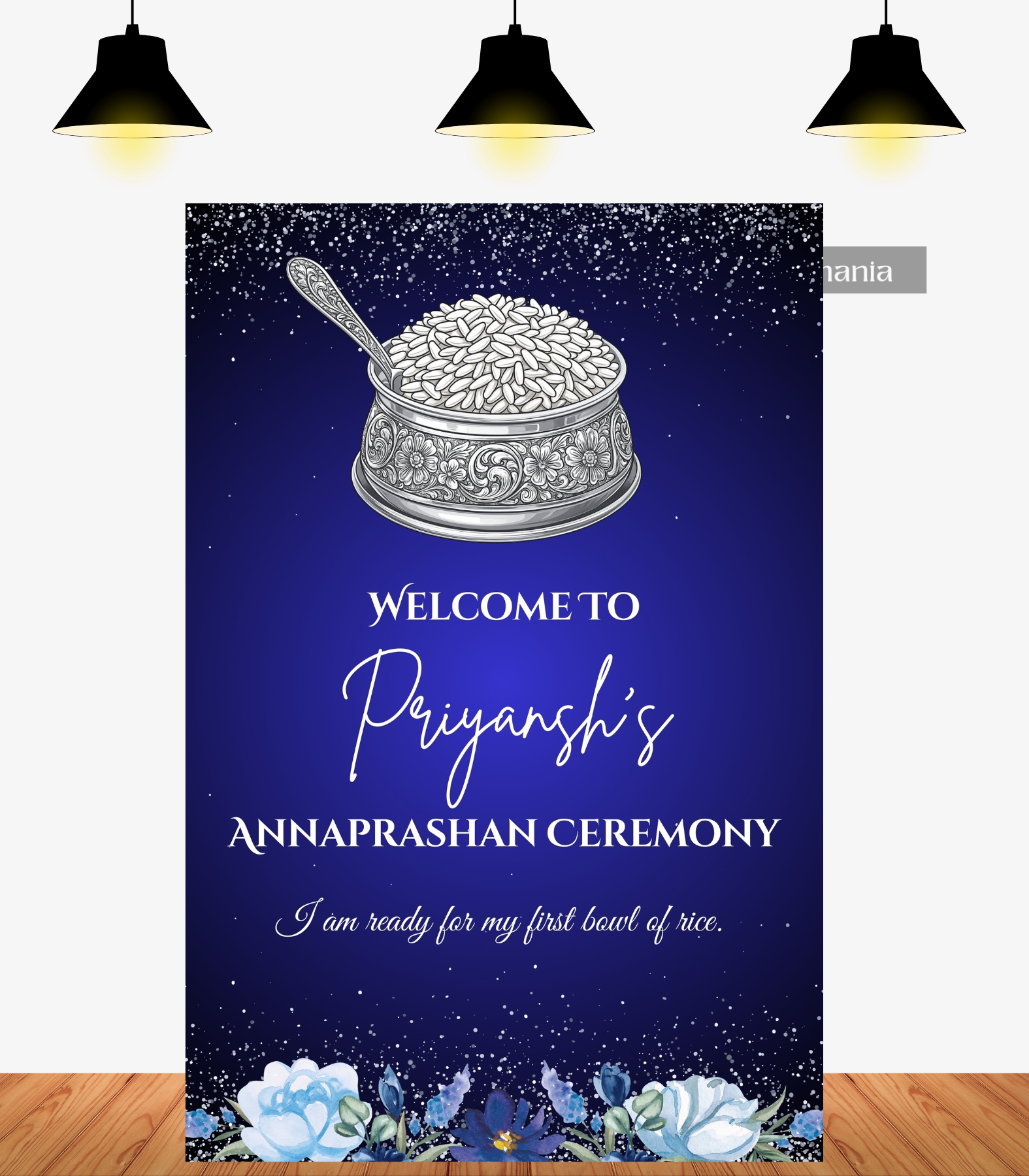 Annaprashan welcome signboard Annaprashan welcome signboard